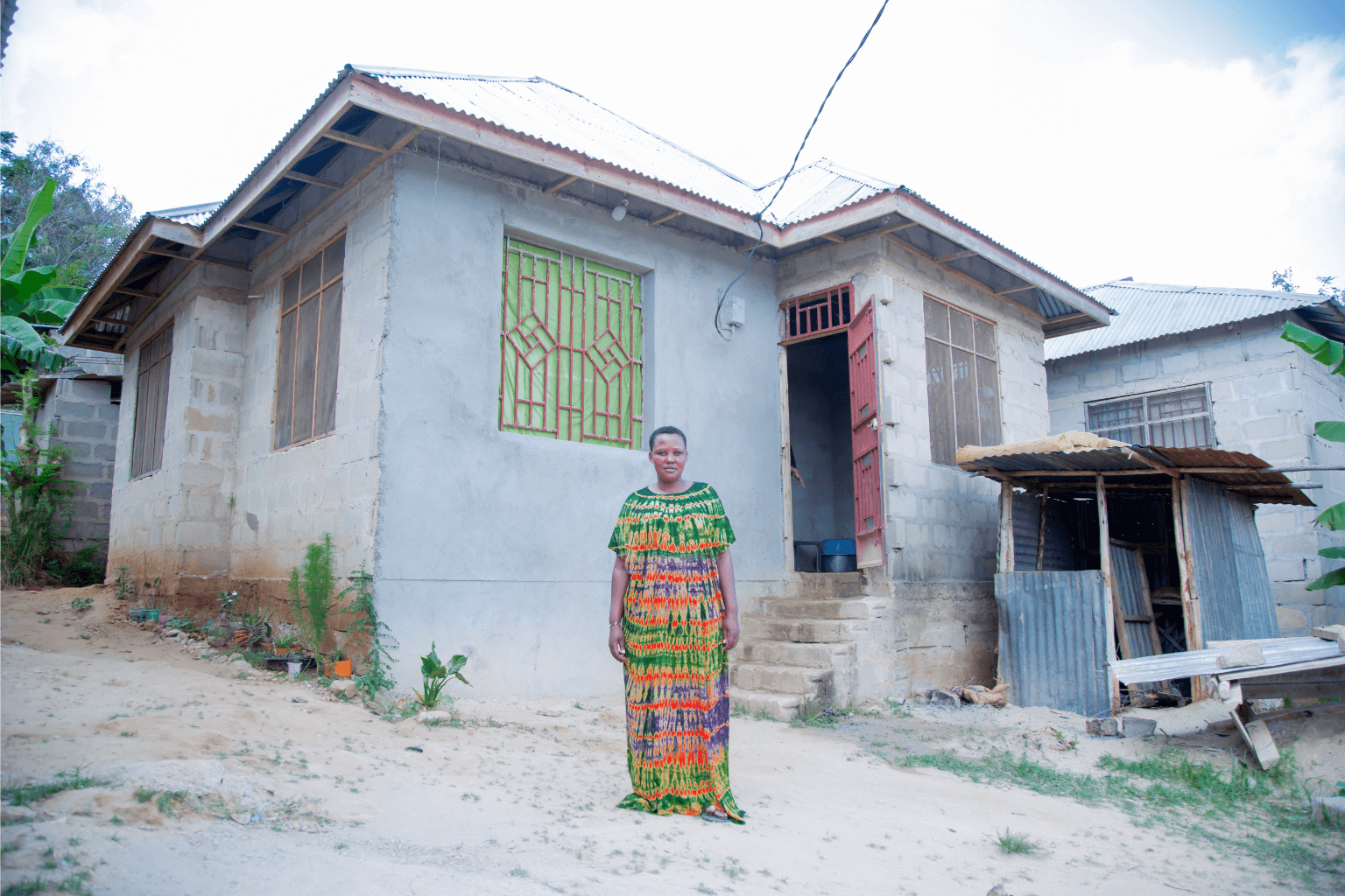 Neema - housing microfinance beneficiary in Tanzania